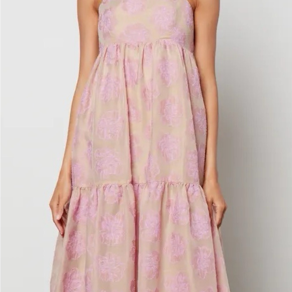 Baum Und Pferdgarten Aviana Floral Jacquard Midi Dress